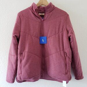 NWT - Three Dots Red Ladies' Knit Jacket - Size L